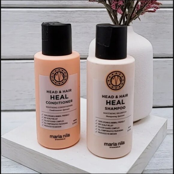❣️2/$36 NEW Maria Nila Head & Hair Heal Shampoo & Conditioner Duo Set $34.00 - Picture 4 of 11